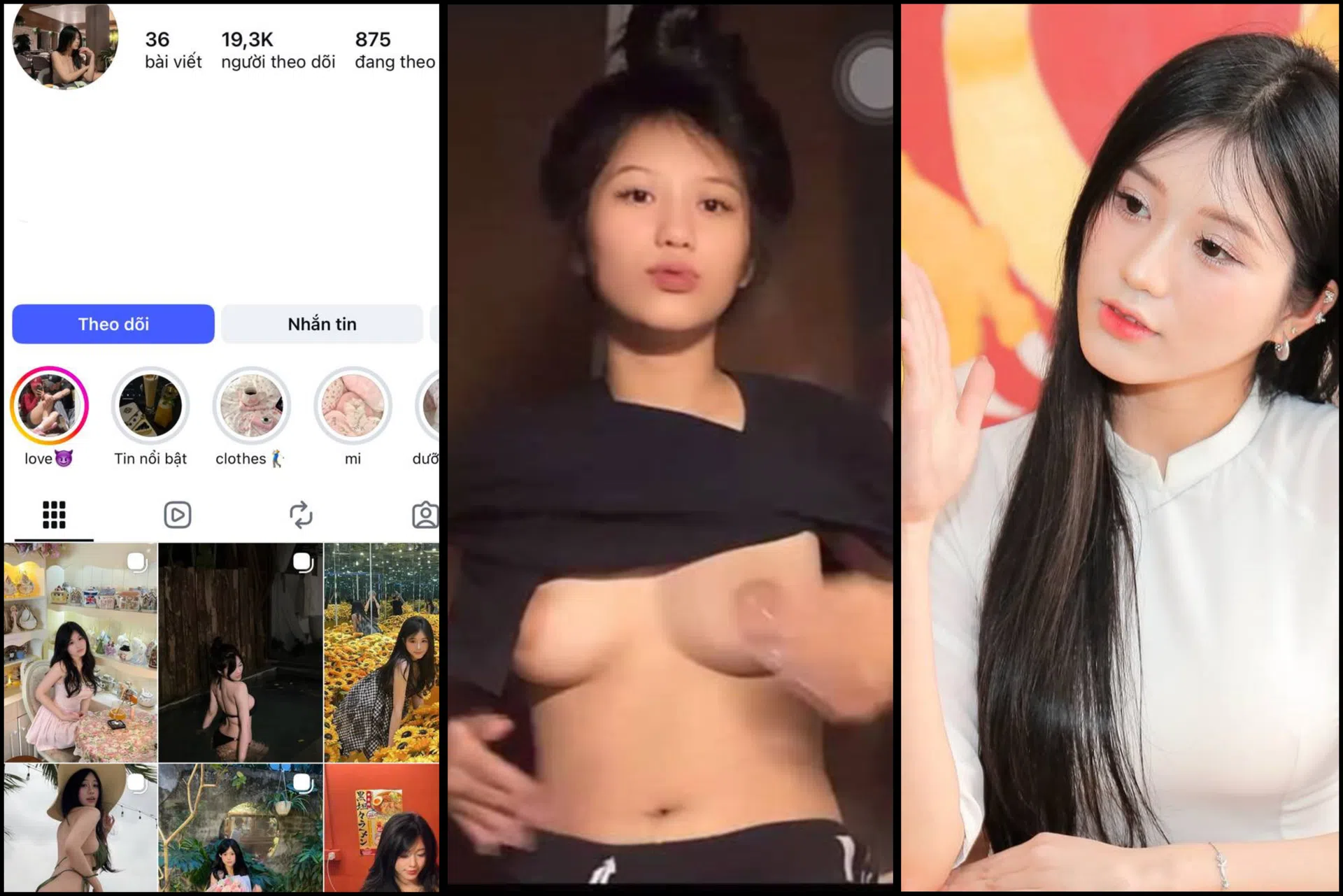 Tiktoker 10hnguroi hơn 250k fl lộ clip call sết với ny mặt em nó dâm dục vkl